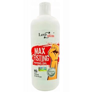 Гель лубрикант для фістингу на водній основі LoveStim - MAX Fisting, 500 ml