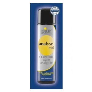 Анальний лубрикант на водяній основі - pjur analyse me! Comfort glide, 2 ml