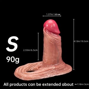 Насадка подовжувач на пеніс Realistic Extender S size