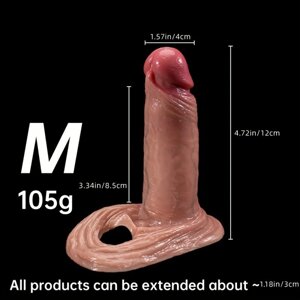 Насадка подовжувача на пеніс Realistic Extender M size