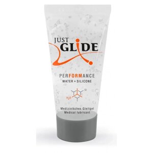 Гібридний гель-лубрикант Just Glide Performance, 20 ml