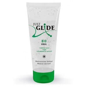 Веганське органічне анальне мастило на водній основі - Just Glide Bio Anal, 200 ml