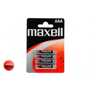 Батарейка сольова Maxell zink R03 AAA Shrink