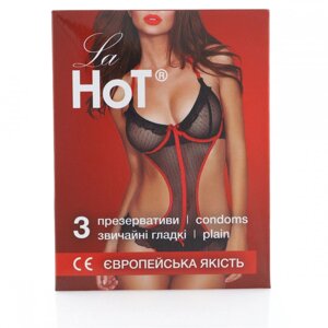 Презервативи LA HOT гладкі конверт 3шт