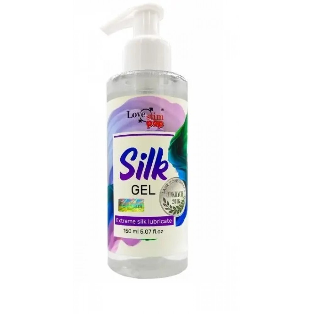 Універсальний лубрикант на водній основі Love Stim - POP Silk Gel, 150 ml від компанії Slav-intim. shop - фото 1