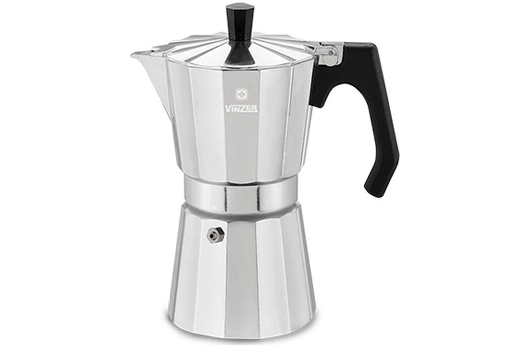 Кофеварка гейзерная VINZER Moka Espresso Induction, 6 чашек (89383) ##от компании## VINZER HOME - ##фото## 1