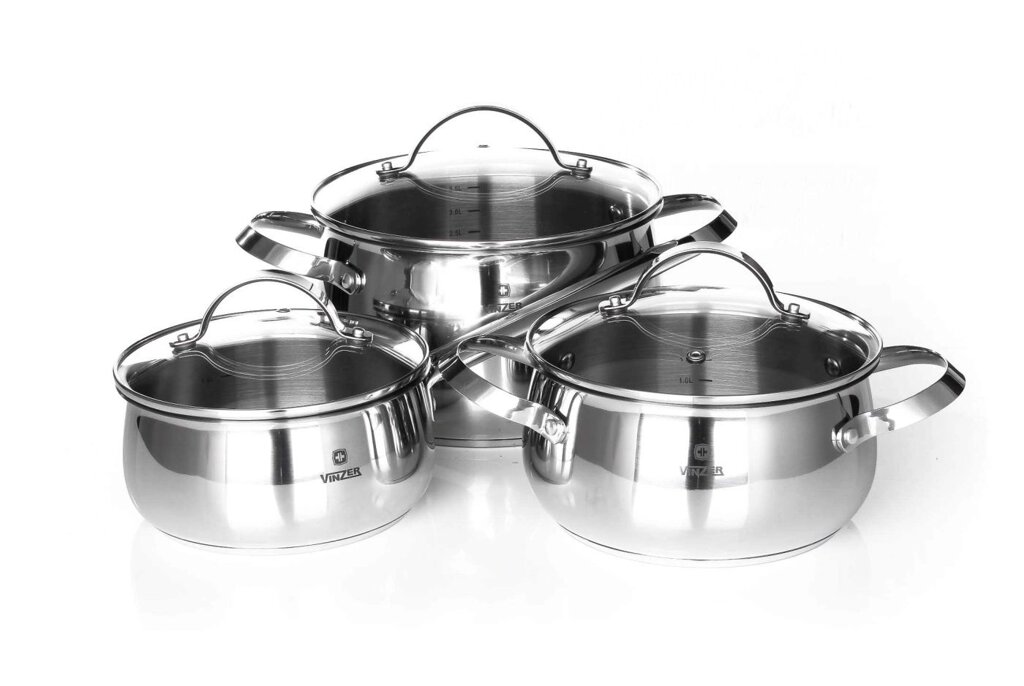 Набор посуды VINZER Culinaire 6 пр. (89030) ##от компании## VINZER HOME - ##фото## 1