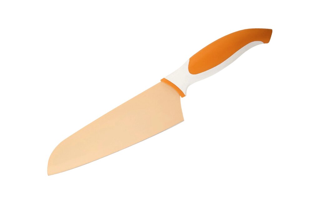 Нож сантоку GRANCHIO оранжевый 18 см 88677 ##от компании## VINZER HOME - ##фото## 1