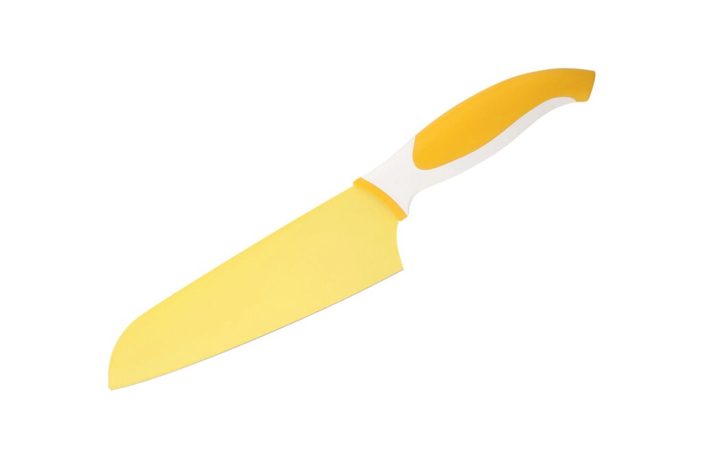 Нож сантоку GRANCHIO желтый 18 см 88676 ##от компании## VINZER HOME - ##фото## 1