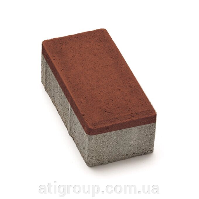 Бруківка 200х100х40 Вишня-Червона від компанії Інтернет-магазин будівельних матеріалів «ATІ Груп» - фото 1
