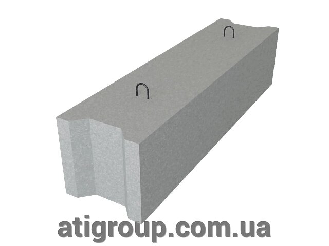 Фундаментні бетонні блоки ФБС 12.5.6Т від компанії Інтернет-магазин будівельних матеріалів «ATІ Груп» - фото 1