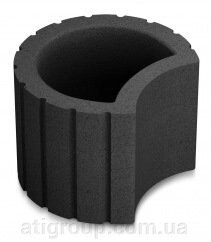 Клумба 345х200мм Графіт від компанії Інтернет-магазин будівельних матеріалів «ATІ Груп» - фото 1