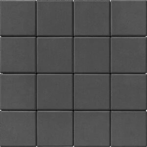 Бруківка 200х200х80мм Графіт-Чорна