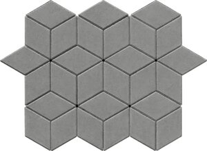 Плитка Ромб 197х197х60 Сіра