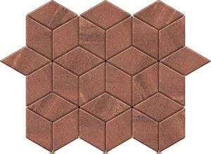 Плитка Ромб 197х197х60 Гранат