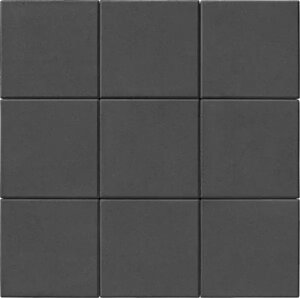 Модерн 350х350х40мм Графіт-Чорний