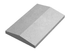 Кришка двосхилий 60-28-6,5 сірий