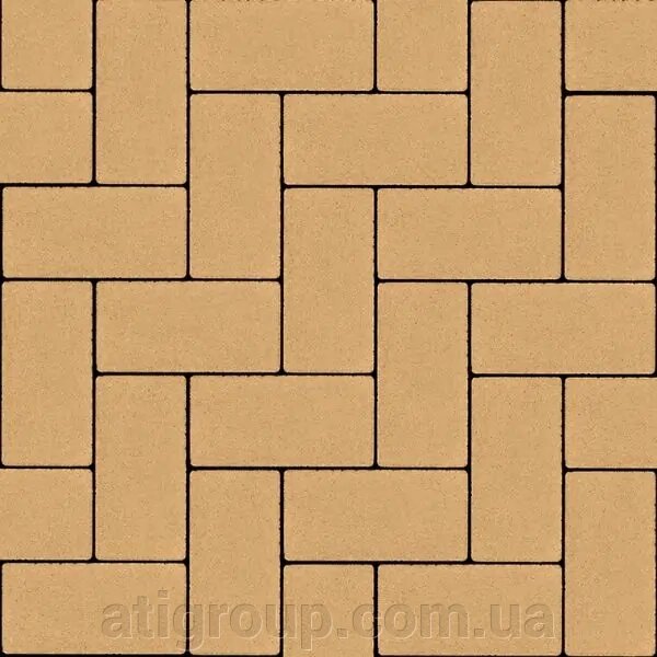 Тротуарна плитка Авеню Бруківка безфаскова 20-10-6 сахара від компанії Інтернет-магазин будівельних матеріалів «ATІ Груп» - фото 1