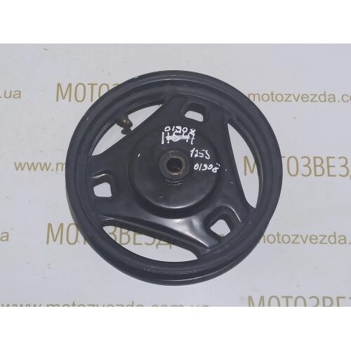 Диск задній Suzuki J 10x2.15 DOT Lets/AD (довжина шліців  350mm.) чорний) від компанії Мотозірка - фото 1