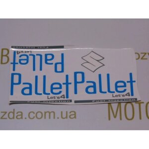 Наклейки suzuki LETS 4 pallet