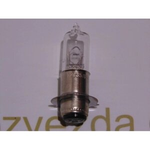 Лампа фари галоген БІЛА P15D 25-3 12V35/35W 3-пелюстка