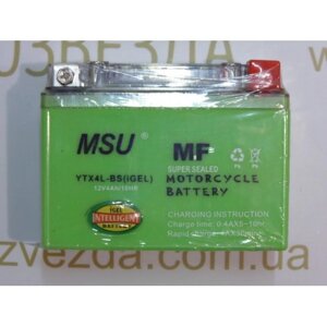 Акумулятор GEL 12V / 4AH YTX4L-BS MSU