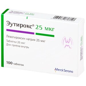 Euthyrox (Еутирокс) препарат гормонів щитовидної залози