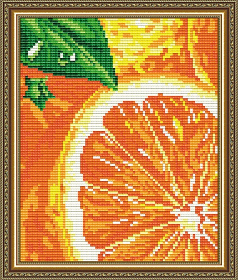 AT5571. апельсин від компанії Інтернет-магазин «вишивав-ка» - фото 1