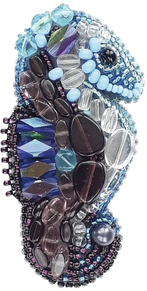 БП-198 Набір для виготовлення брошки Crystal Art "Морський коник" , Код товару: 1065754 від компанії Інтернет-магазин «вишивав-ка» - фото 1