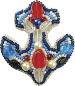БП-206 Набір для виготовлення брошки Crystal Art "Якір", Код товару: 1065949