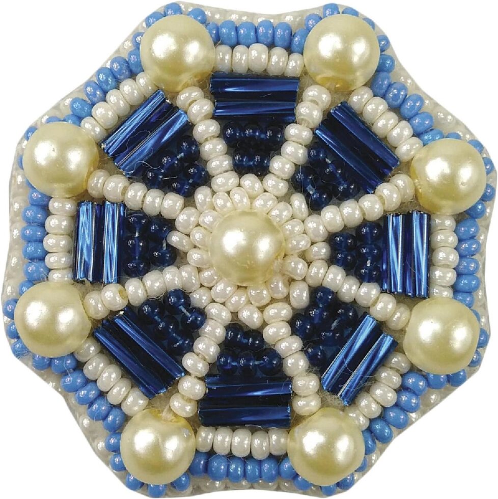 БП-207 Набір для виготовлення брошки Crystal Art "Штурвал", Код товару: 1065947 від компанії Інтернет-магазин «вишивав-ка» - фото 1