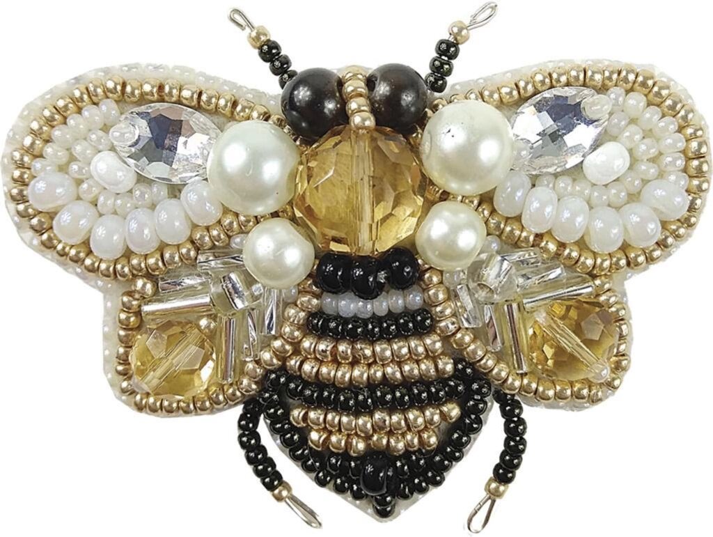 БП-221 Набір для виготовлення брошки Crystal Art "Бджілка", Код товару: 1066176 від компанії Інтернет-магазин «вишивав-ка» - фото 1