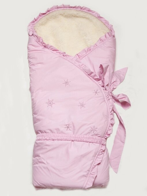 Конверт-одеяло зимний на меху "Сказка" розовый від компанії Інтернет-магазин «вишивав-ка» - фото 1