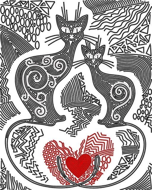 Малюнок на атласі для вишивання бісером Візерунки любові AK3-192 від компанії Інтернет-магазин «вишивав-ка» - фото 1