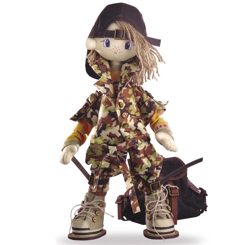 Набір для шиття інтер'єрної каркасної ляльки "Сафарі. Брат 2" від компанії Інтернет-магазин «вишивав-ка» - фото 1
