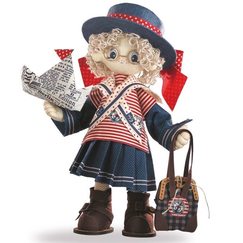 Набір для шиття каркасної інтер'єрної ляльки "Беккі" від компанії Інтернет-магазин «вишивав-ка» - фото 1