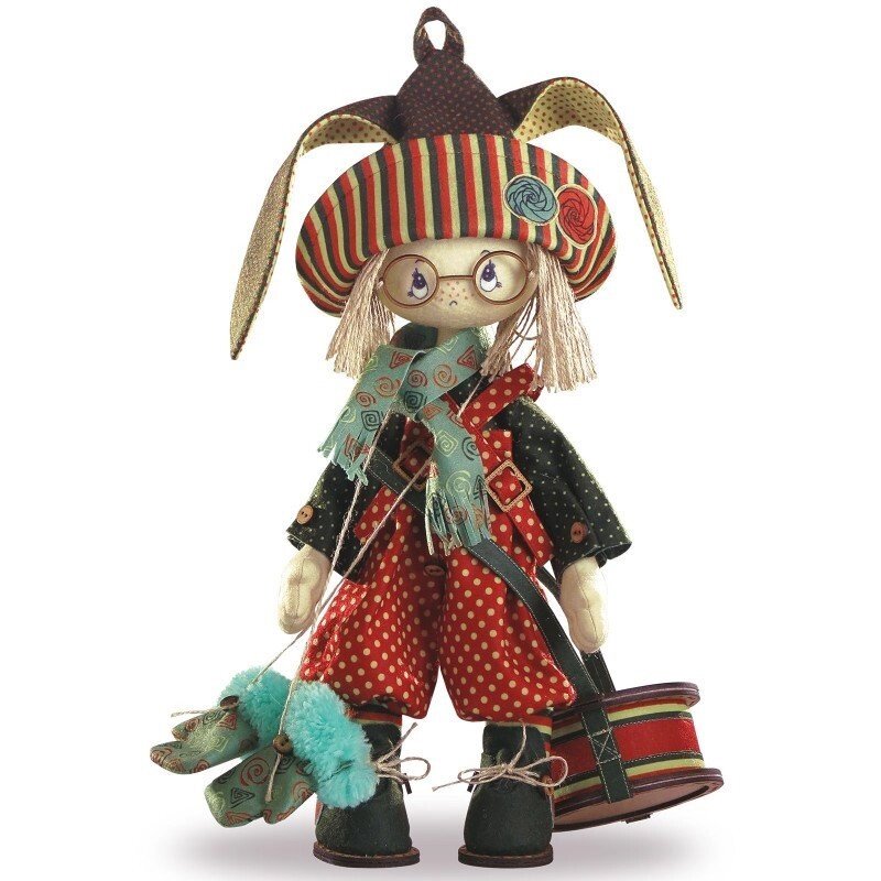 Набір для шиття каркасної інтер'єрної ляльки "Зайченя" від компанії Інтернет-магазин «вишивав-ка» - фото 1