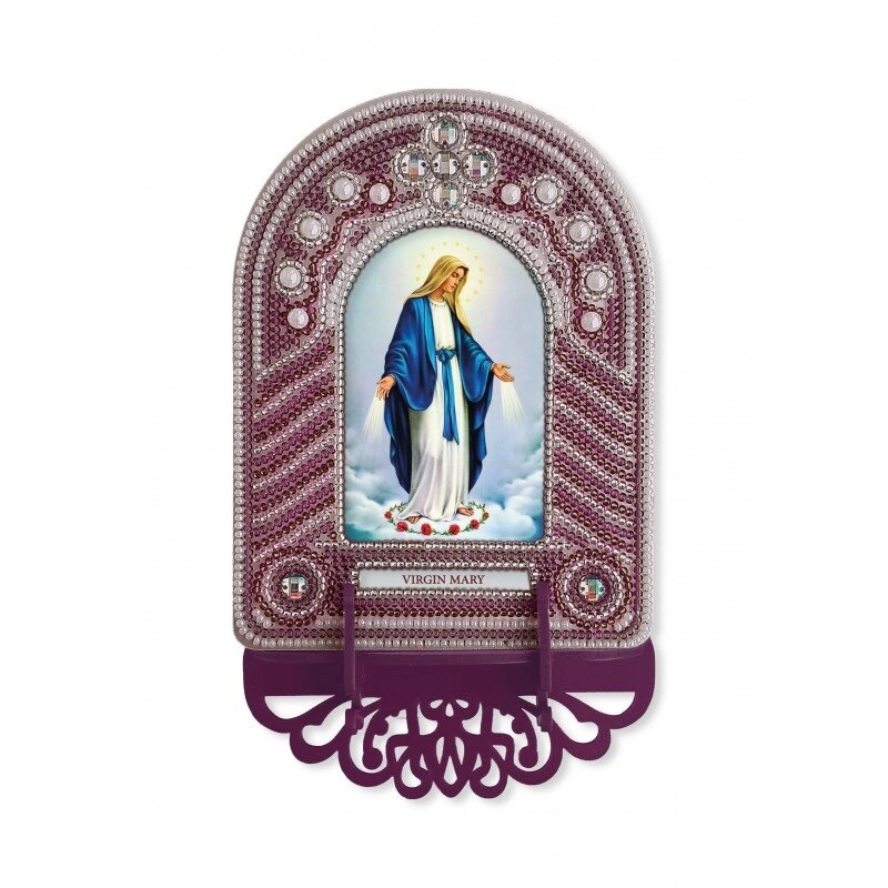 Набір для створення ікони з вишитою рамкою-кіотом "Virgin Mary"" від компанії Інтернет-магазин «вишивав-ка» - фото 1