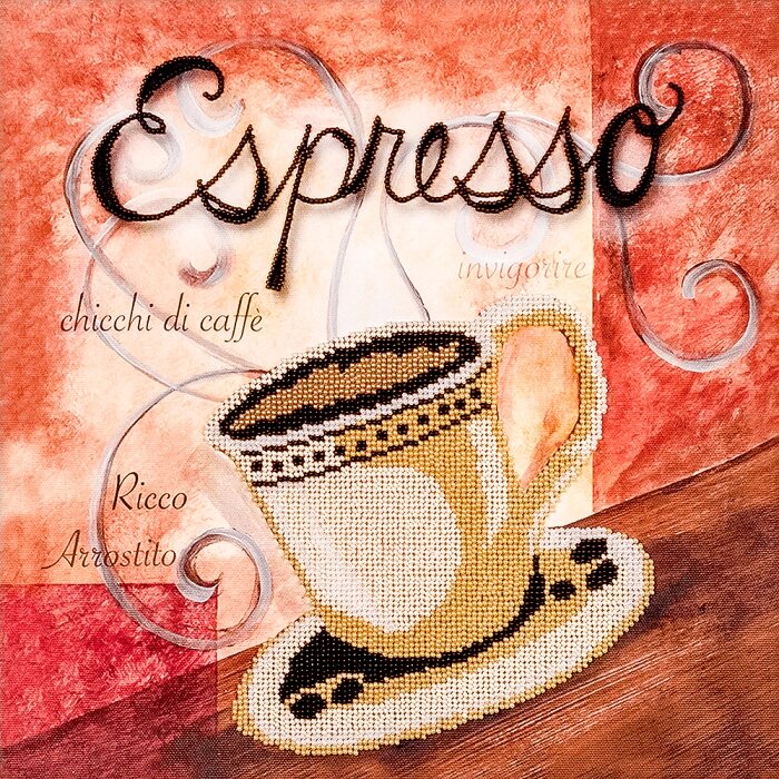 Набір для вишивки бісером "Espresso" FLF-067 від компанії Інтернет-магазин «вишивав-ка» - фото 1