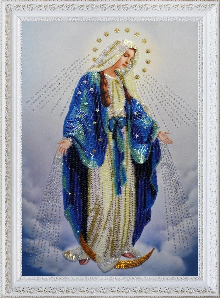 Набір для вишивки бісером Ікона "Пресвята Діва Марія" P-283 від компанії Інтернет-магазин «вишивав-ка» - фото 1