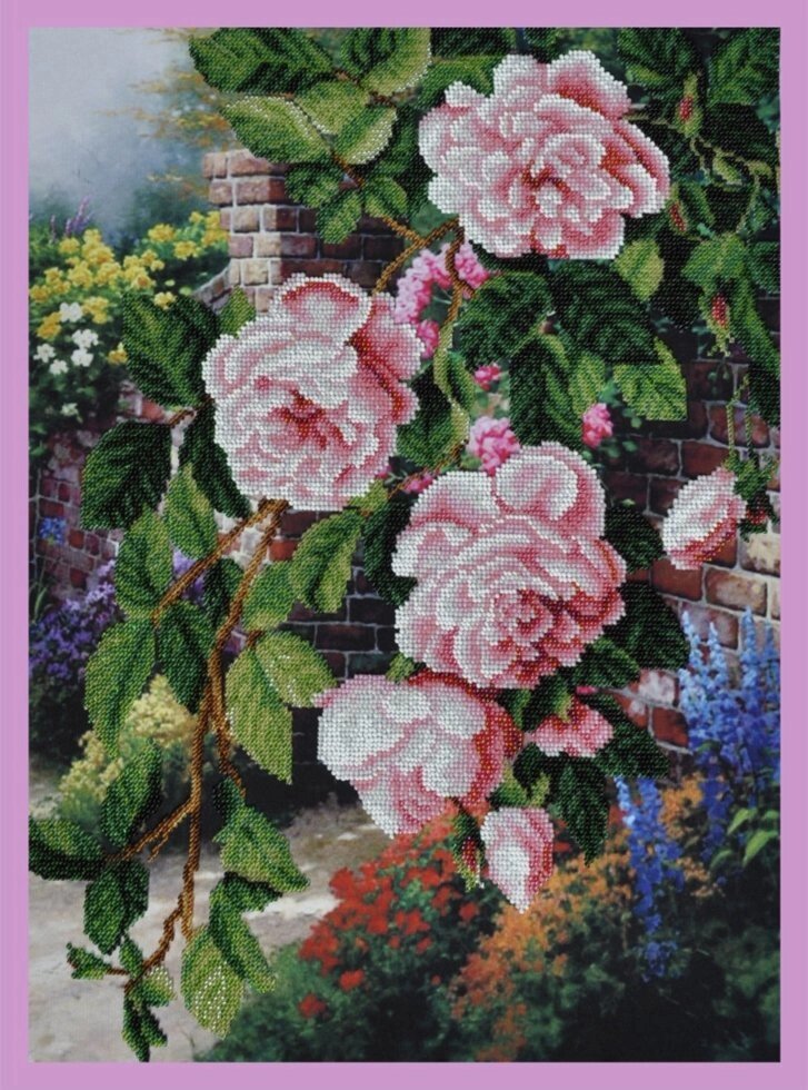 Набір для вишивки бісером Квіти в саду P-233 від компанії Інтернет-магазин «вишивав-ка» - фото 1