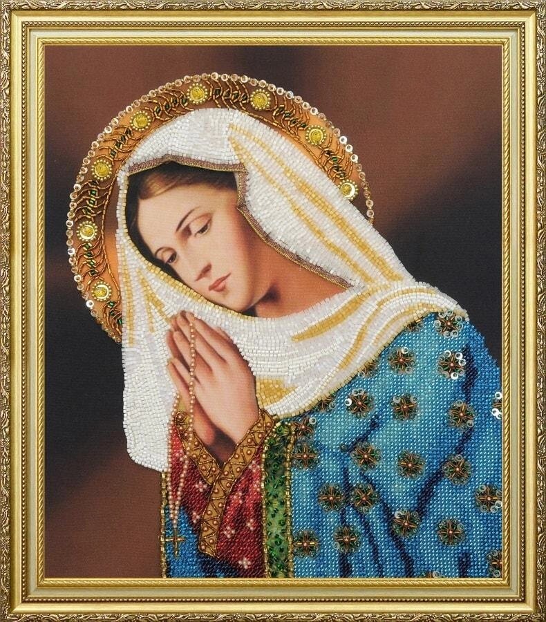 Набір для вишивки бісером Молиться Діва Марія Р-358 від компанії Інтернет-магазин «вишивав-ка» - фото 1