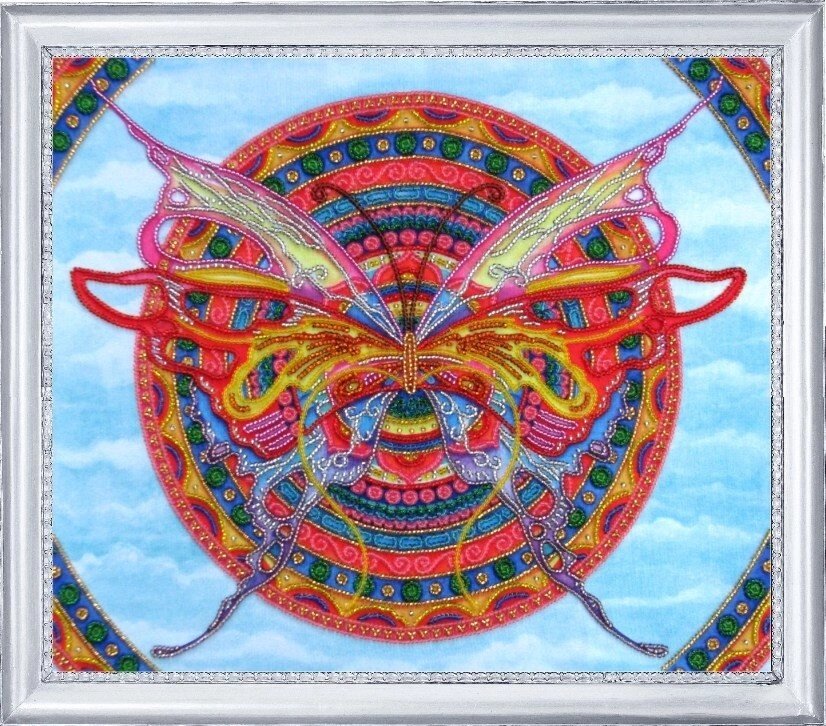 Набір для вишивки бісером ТМ Батерфляй Мандала-метелик БФ 118 від компанії Інтернет-магазин «вишивав-ка» - фото 1