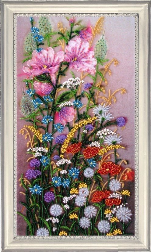 Набір для вишивки бісером ТМ Батерфляй Польові квіти БФ 244 від компанії Інтернет-магазин «вишивав-ка» - фото 1