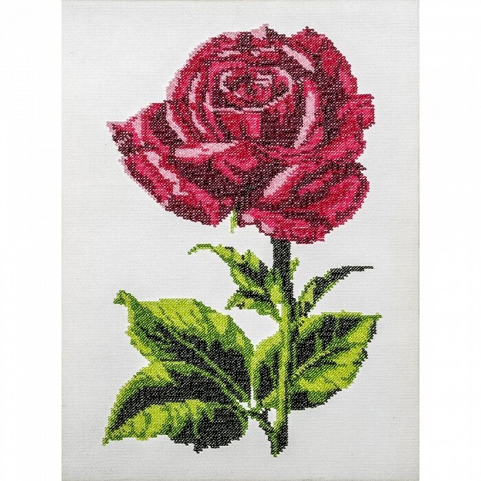 Набір для вишивки бісером "Троянда" FLF-009 від компанії Інтернет-магазин «вишивав-ка» - фото 1
