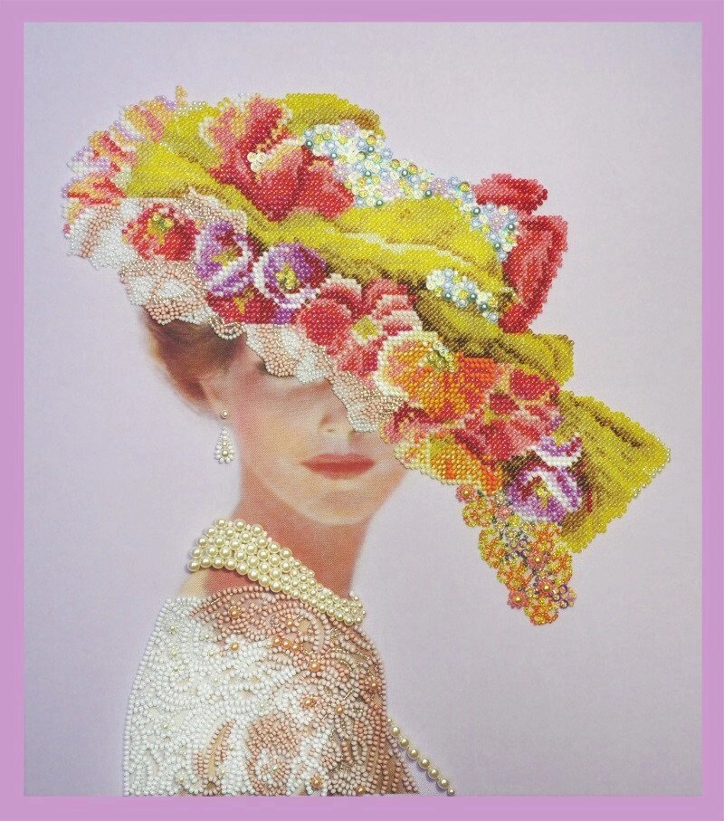 Набір для вишивки бісером Вікторіанська дама P-285 від компанії Інтернет-магазин «вишивав-ка» - фото 1