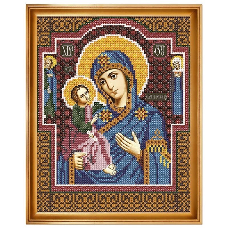 Набір для вишивки ікони "Богородиця Єрусалимська" С9067 від компанії Інтернет-магазин «вишивав-ка» - фото 1