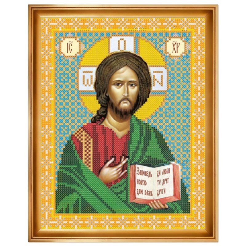 Набір для вишивки ікони "Христос Спаситель" С9044 від компанії Інтернет-магазин «вишивав-ка» - фото 1