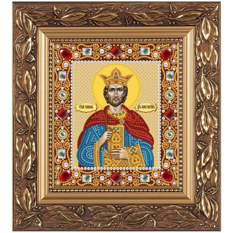 Набір для вишивки ікони "Св. Рівноапостольного. Цар Костянтин" Д6123 від компанії Інтернет-магазин «вишивав-ка» - фото 1