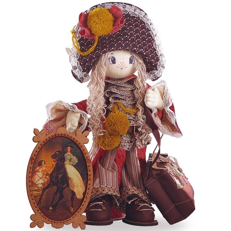 Набор для шитья каркасной интерьерной куклы "Миледи" від компанії Інтернет-магазин «вишивав-ка» - фото 1